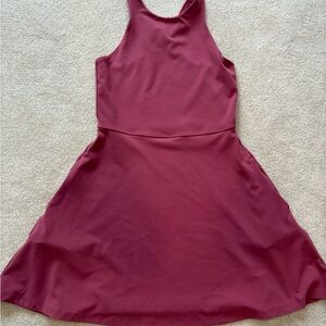 Athleta Conscious Dress Small Raspberry Athletic A-Line